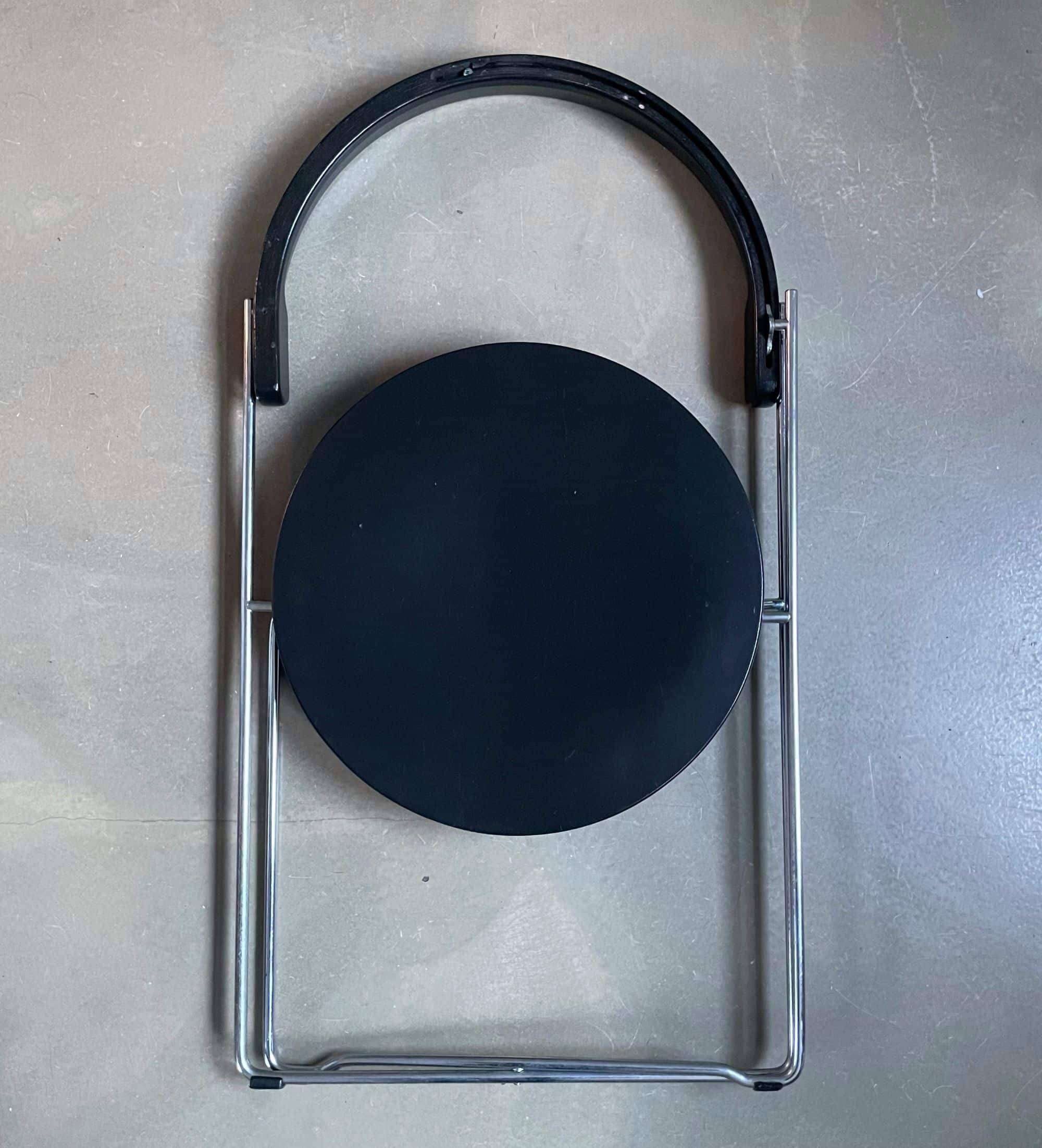 Set of 4 foldable chairs 'Soley', V. Hardarson for Kusch & Co, 80s