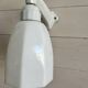Art Deco wall light in ceramic and opaline.