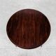 Midcentury Danish extendable round dining table in rosewood by VV Møbler 1960s