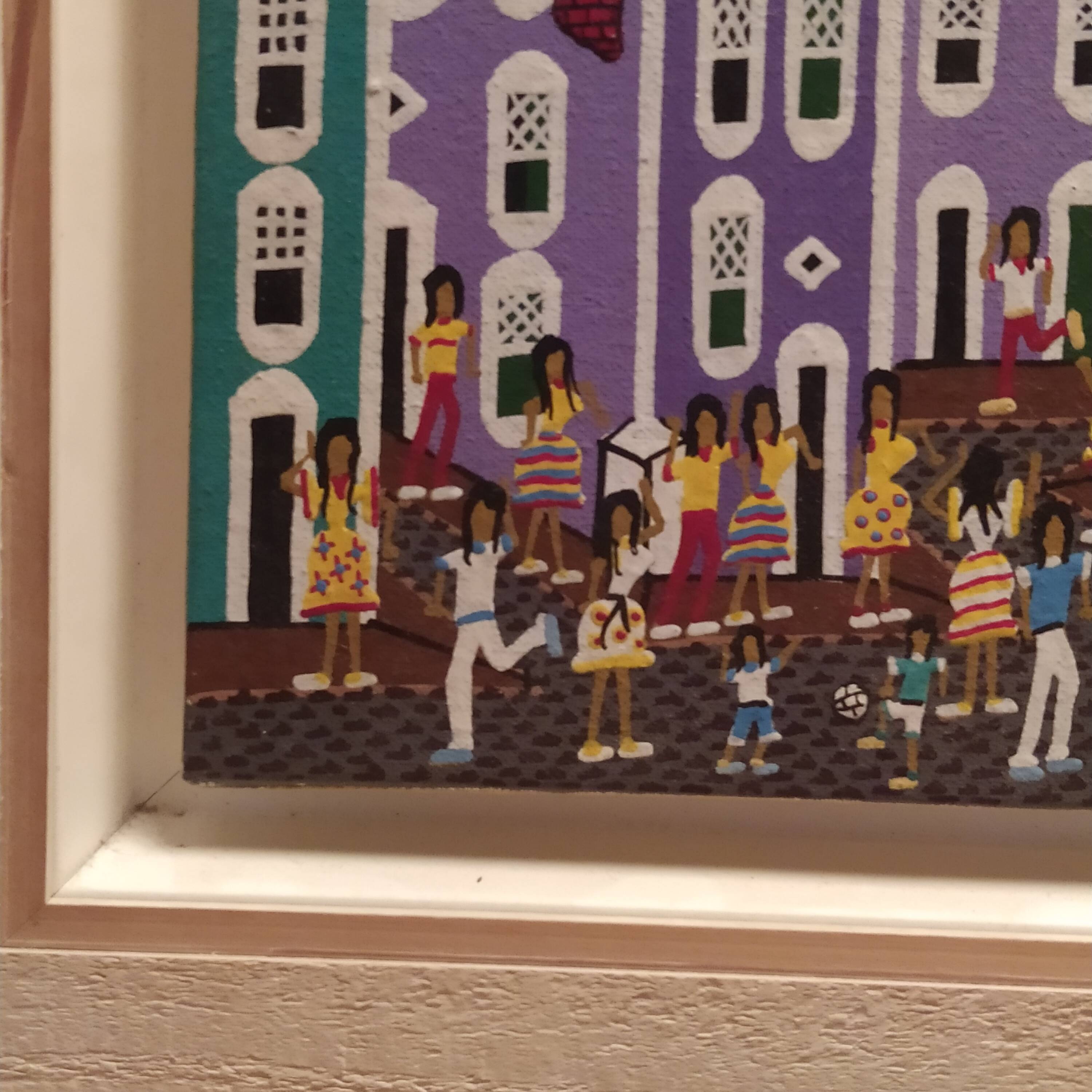 Oil on canvas Brazilian art signed Clovis Lima Barreto