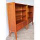 Bibliothèque avec étagères en bois 1960