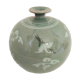 Vase céladon en porcelaine ancien traditionnel coréen