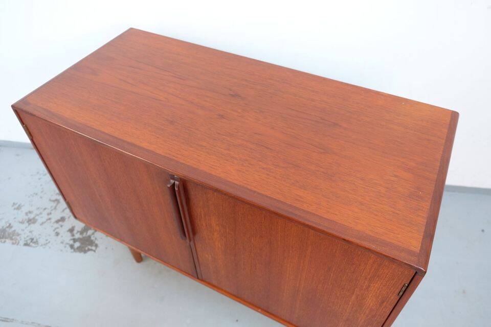 Vintage retro 1960s ASKO commode in teak, mid-century style.