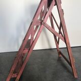 Industrial stepladder crafting foldable wooden painter