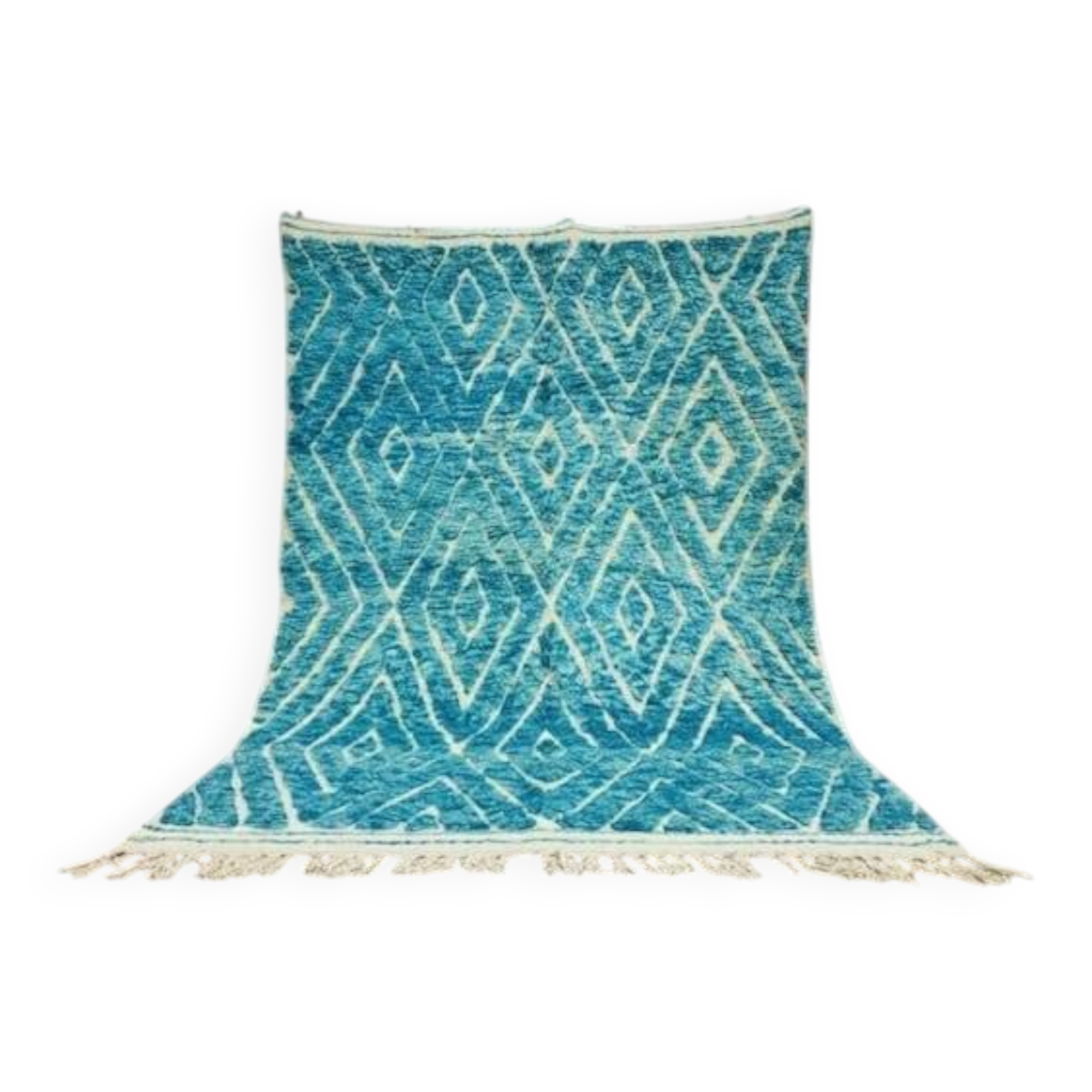 Handmade traditional beni ourain rug size 250 x 250 cm