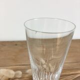 Champagne flutes Cristal d'Arques model "Versailles"