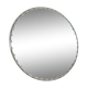 Beveled round mirror