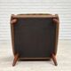 1970s, Danish armchair, artificial leather, teak wood legs.