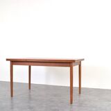 Mid-Century Danish Extendable Teak Dining Table from Rogenstrup Möbelfabrik