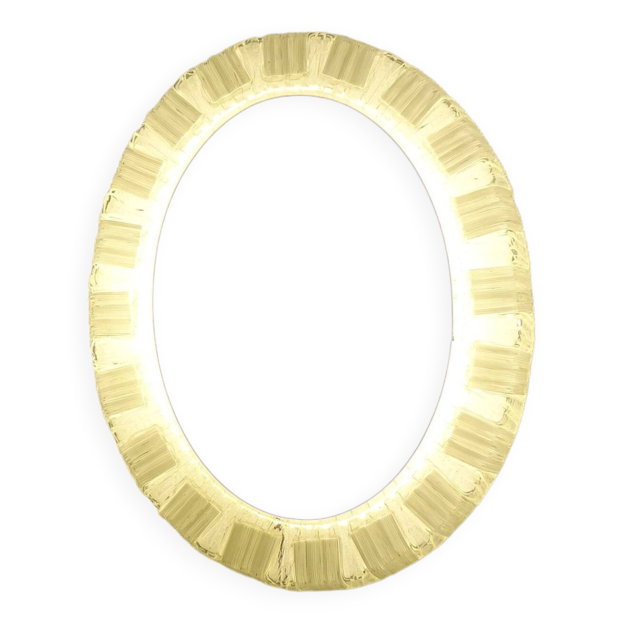 Illuminated mirror acrylic glass - mid century wall decoration