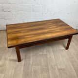 Scandinavian rosewood coffee table, 60s