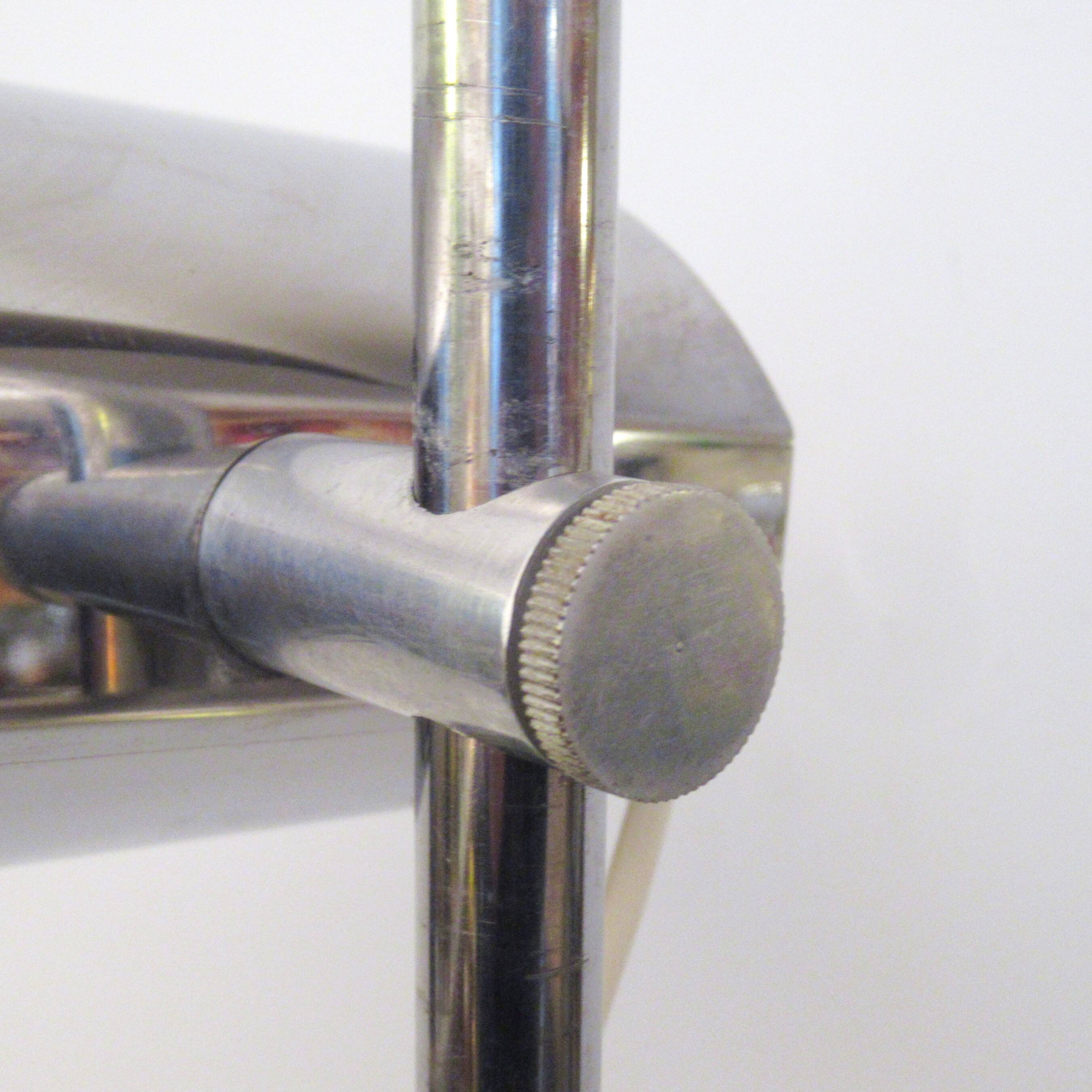 Lampadaire chromé Années 70