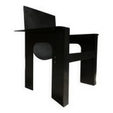 Rare rietveld arm chair by giandomenico belotti for alias, 1984