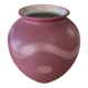 Round vase West Germany 650-21 Scheurich powder pink vintage 70s