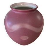 Round vase West Germany 650-21 Scheurich powder pink vintage 70s