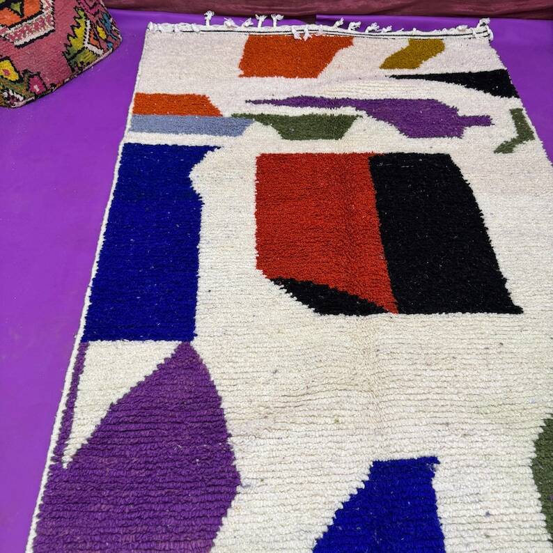 Azilal woven wool rug 250cmx150cm