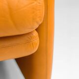 1970 Vintage Coronado Brown Leather Armchairs by Tobia Scarpa for C&B Italia