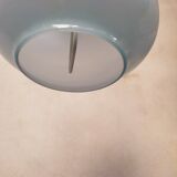 Blue opaline hanging lamp