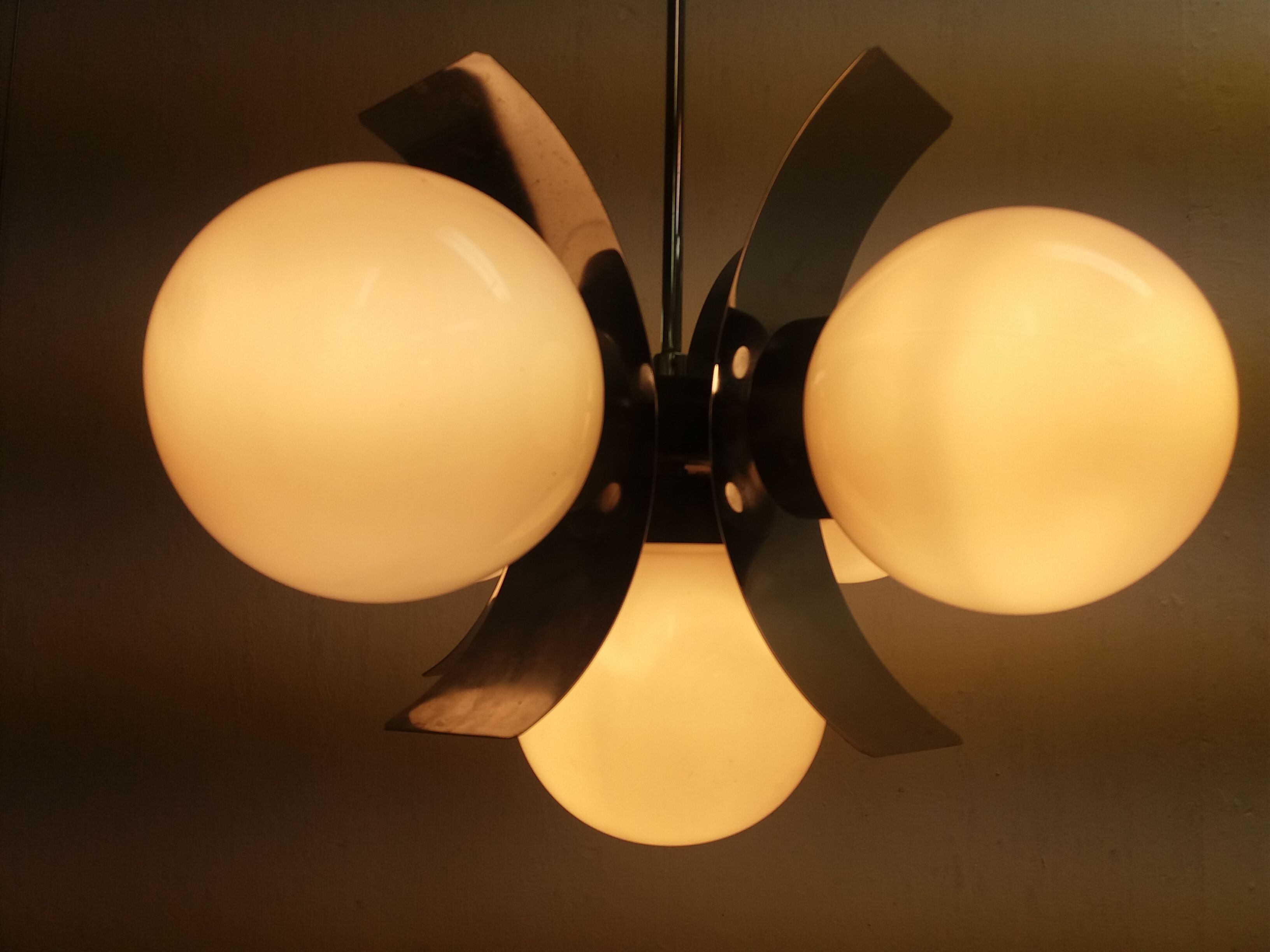 Mid-century chandelier/Napako, Czechoslovakia.