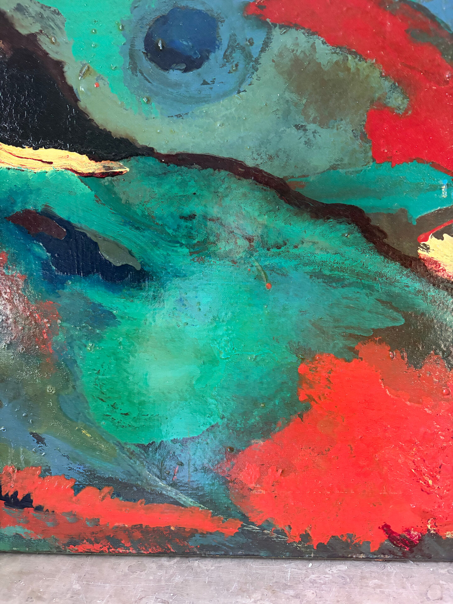 Modern abstract signed Canto 2017