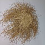 Wall-mounted straw hat