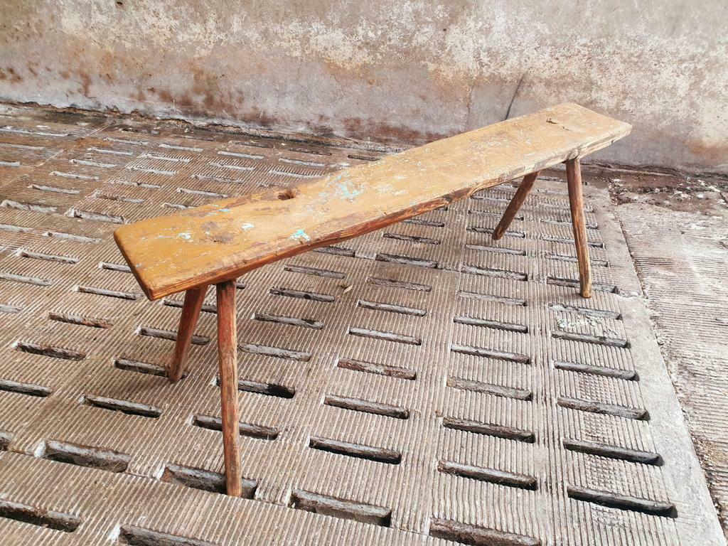 Wooden bench