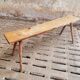 Wooden bench
