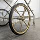 1970s Brass Rolling Trolley