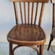Set of 4 vintage Baumann style bistro restaurant chairs 1950s