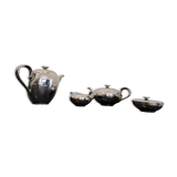 Service à thé porcelaine et argent heinrich