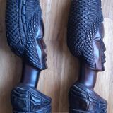 2 bustes africain