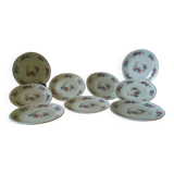 9 dessert plates Pillivuyt Model ORIENT