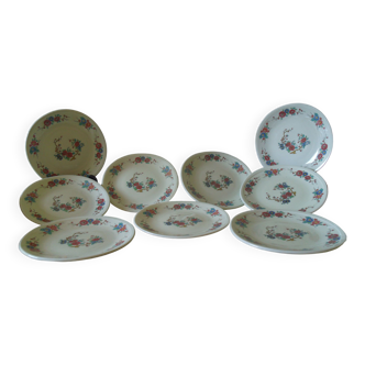 9 dessert plates Pillivuyt Model ORIENT