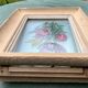Fixed painting under glass signed H.Garnier