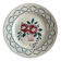 Assiette peinte à la main plate terre de fer Sarreguemines Pergola