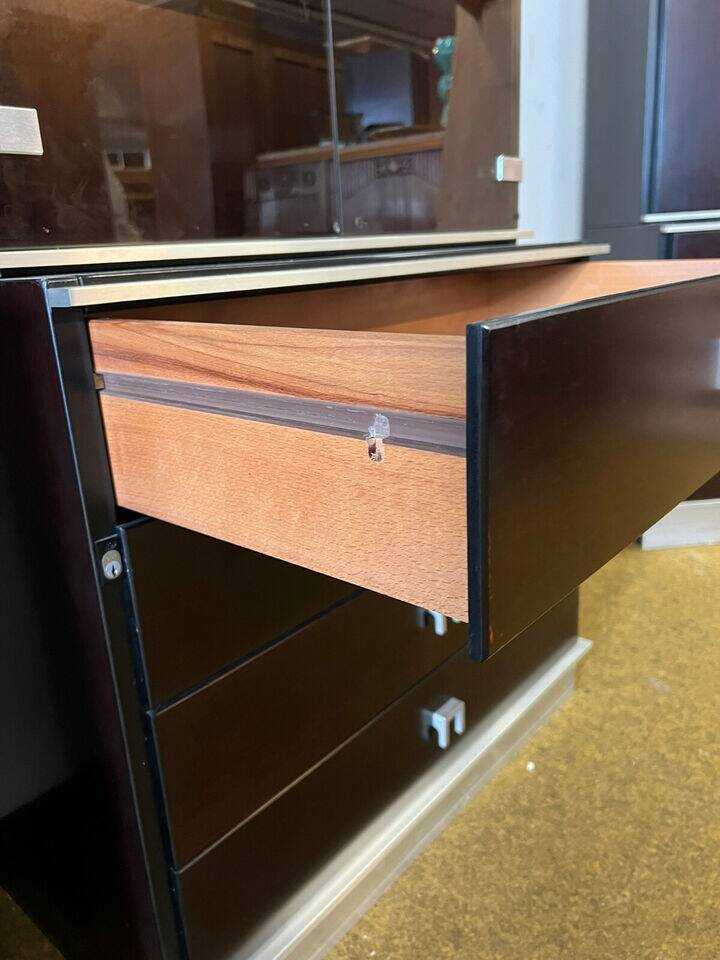 Bookcases of a Mahogany Executive Desk Set, Abbondinterni Italian publisher