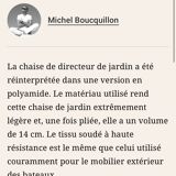 La Regista armchair by Michel Boucquillon