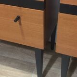 Pair of 60s bedside tables