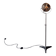 Globe D-2000 floor lamp by Frank Ligtelijn for Raak Amsterdam, 1960's