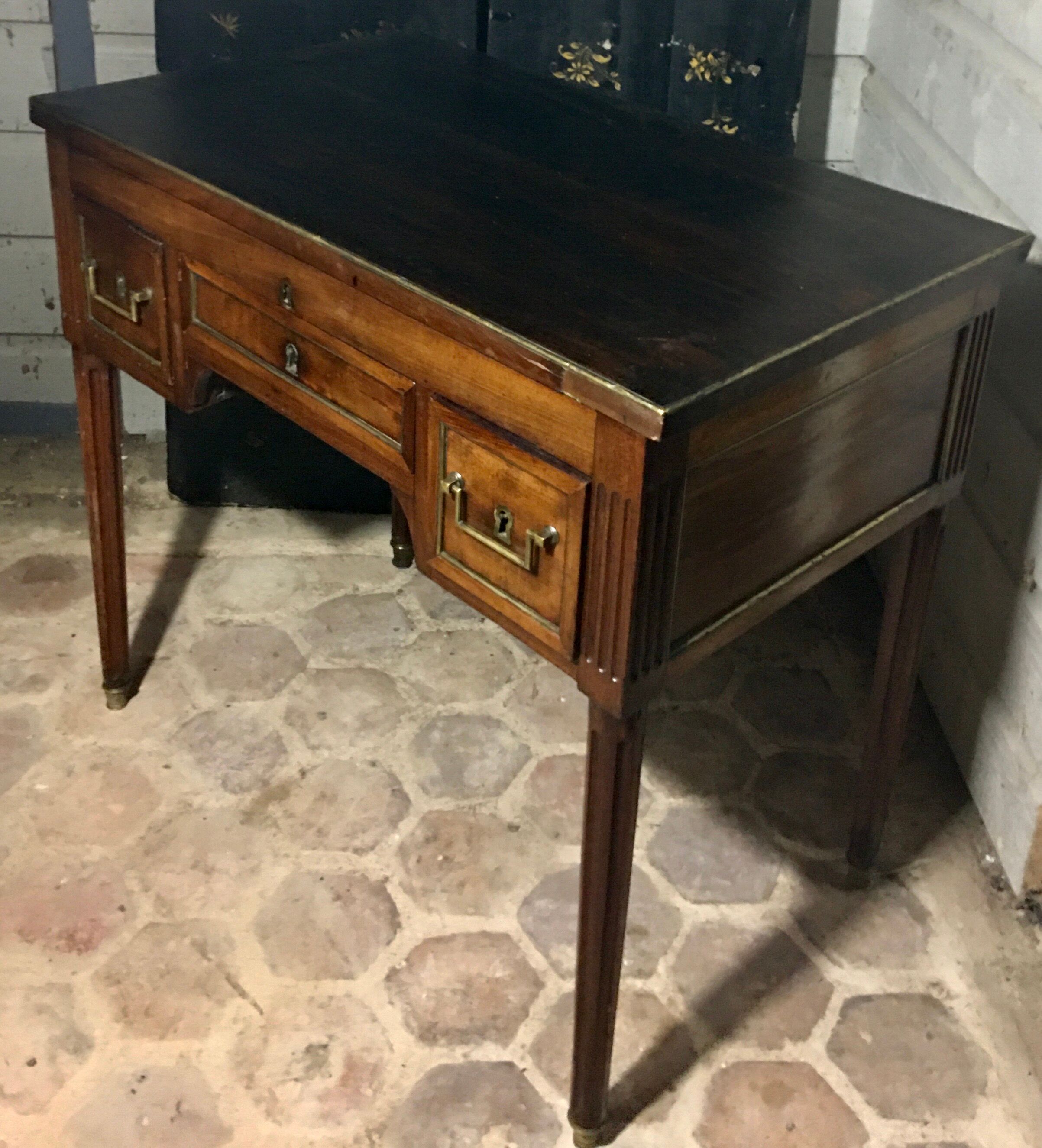 Bureau fin 18ème Louis XVI