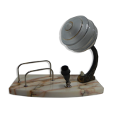 Art deco desk lamp with pen and letter holder