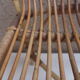 Chaise en rotin 1960