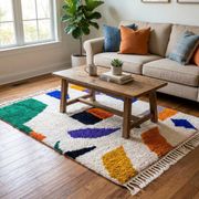 Tapis marocain naturel artisanal 2.5 x 1.5 m
