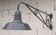 large wrought iron gallows lamp