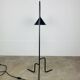 Tripod reading lamp, wrought iron, industrial style, handmade.