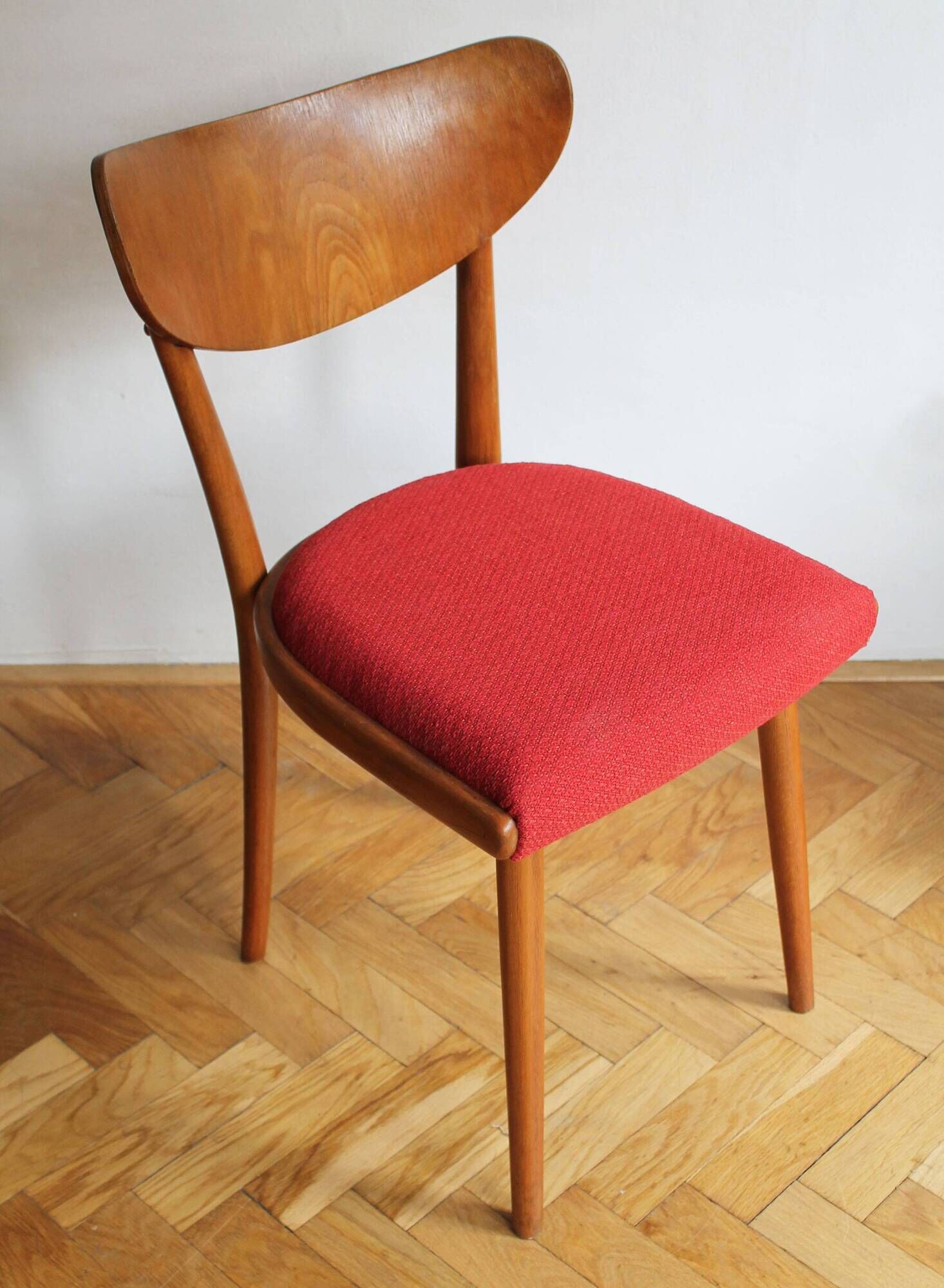 Set of Four 1950's Dining Chairs by Thonet