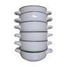 Set of 6 ramekins with Villeroy & Boch porcelain handle
