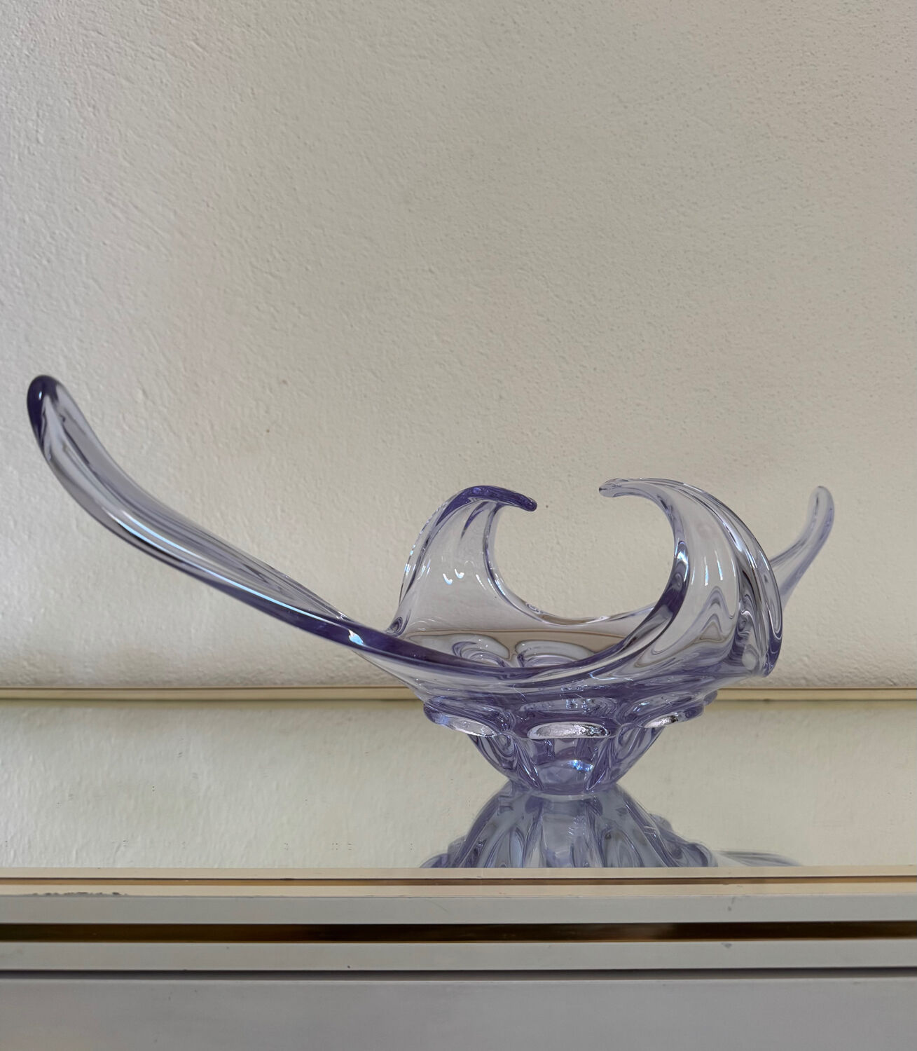 Neodymium crystal cup from the 60s