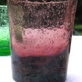 5 vintage bubble glass cups from Biot