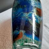 Line lacquered vase